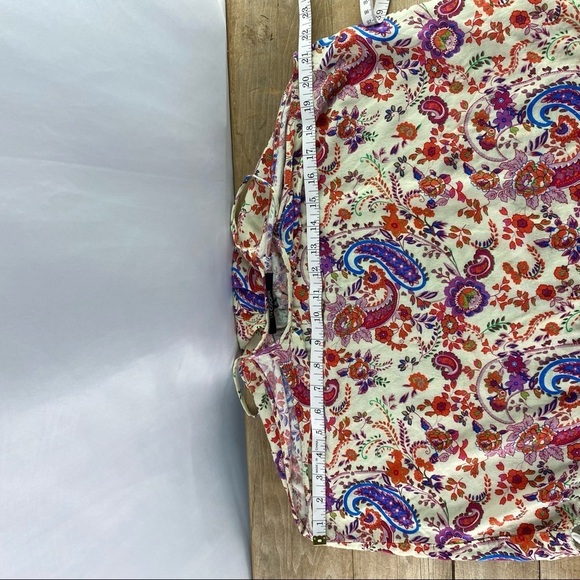 19 Cooper beautiful boho tank top with tassels around bottom, M - Picture 7 of 12